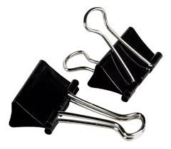 BRINDE CLIPS NEGROS 32 MM