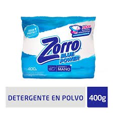 JABON EN POLVO ZORRO BLUE POWER X 400G