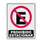 Prohibido Estacionar medida A