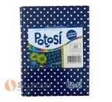 CUADERNO POTOSI TAPA DURA X 42 T/LUNARES AZUL