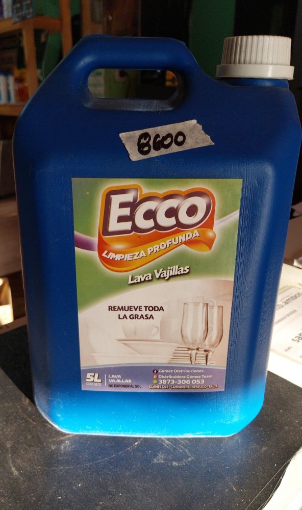 LAVAVAJILLAS ECO X 5 LITROS
