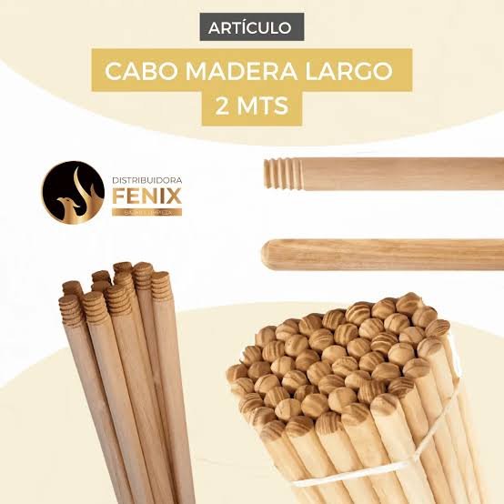 CABO DE MADERA  X 2 MTRS