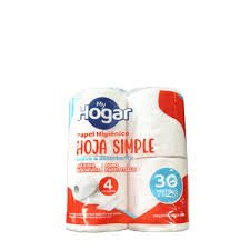 PAPEL HIGIENICO MY HOGAR X 4 UN