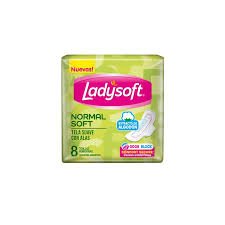TOALLITAS FEM.  LADY SOFT X 8 UNID