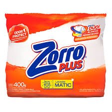 JABON EN POLVO ZORRO X 400G PLUS MATIC