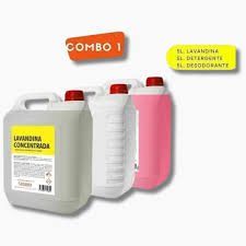 COMBO 1 LAVANDINA 1 DESODORANTE 1 DETERGENTE  X 5LT