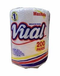 ROLLO DE COCINA BLANCO x 200 PAÑOS VUAL