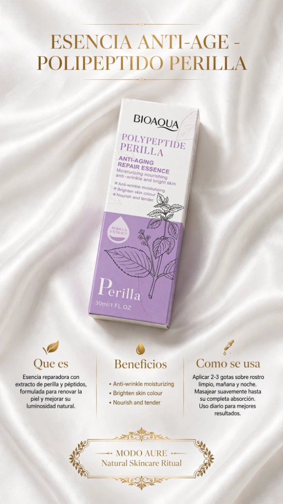 Sérum Facial de Péptidos y Perilla 30 ml