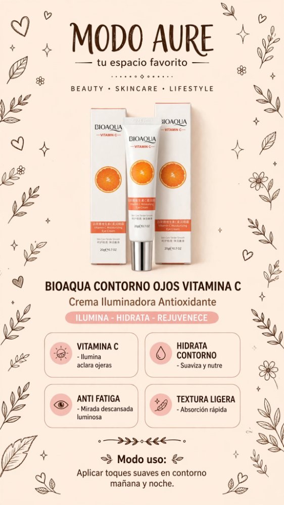 CONTORNO PARA OJOS VITAMINA C