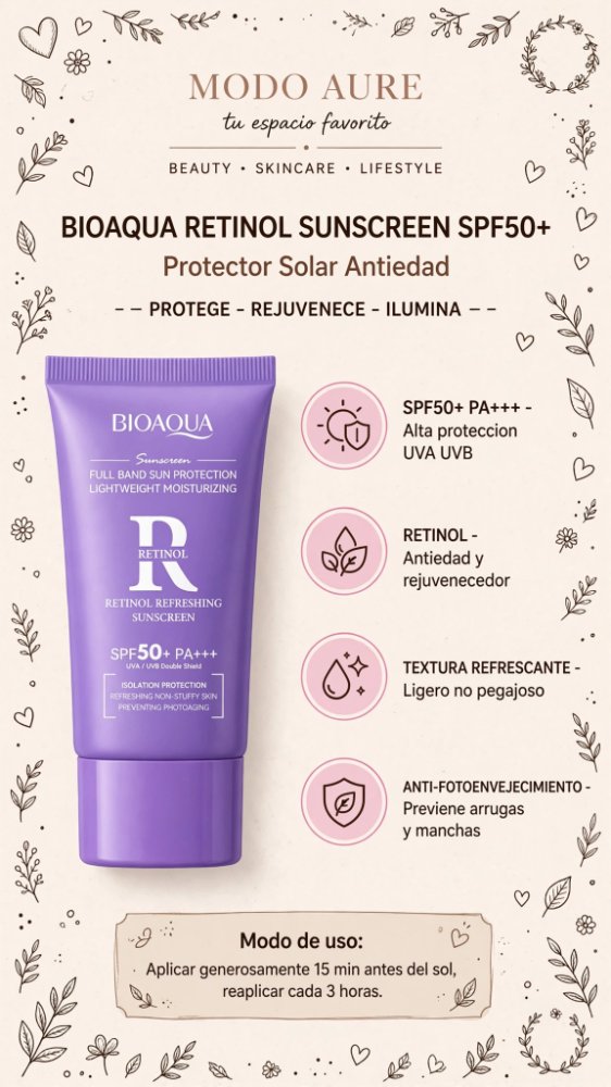 PROTECTOR SOLAR RETINOL SPF50