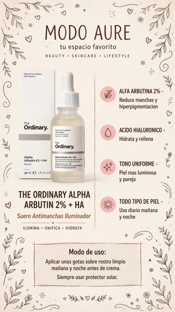 ORDINARY ALPHA ARBUTIN SERUN