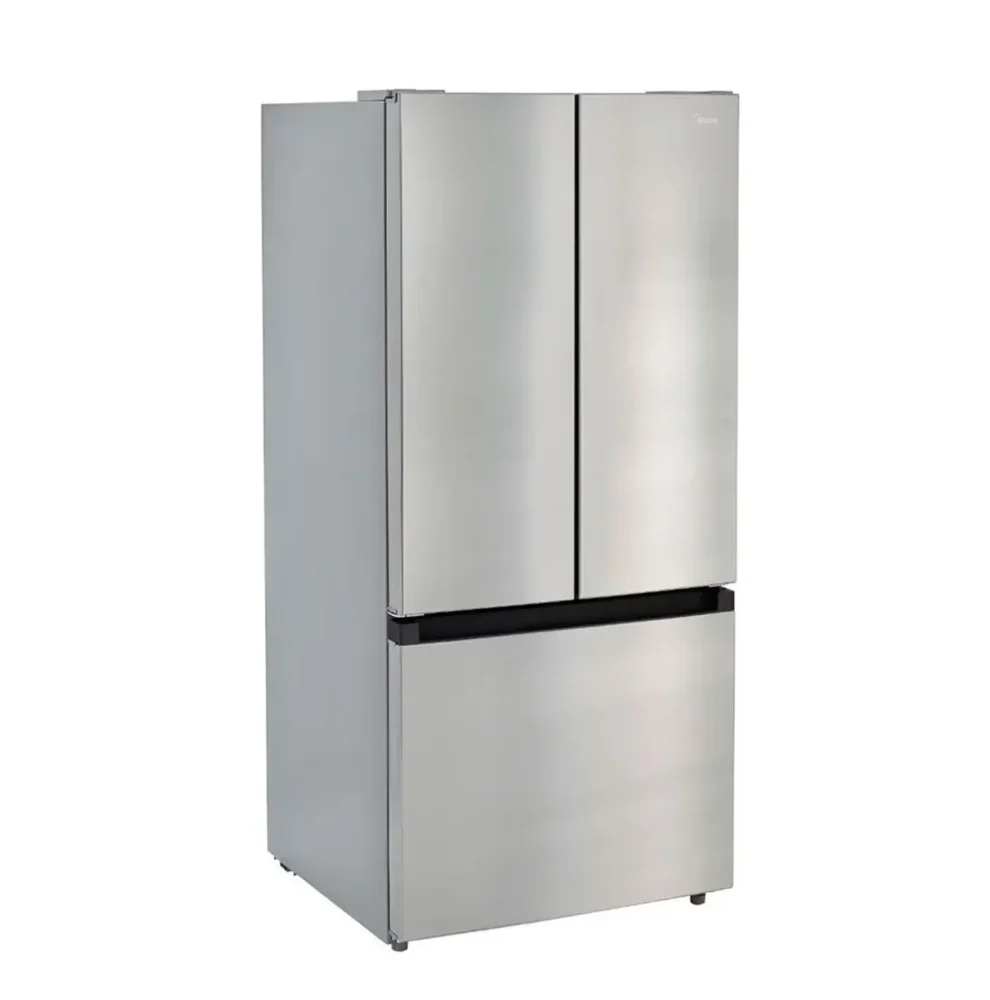 REFRIGERADORA 19 CFT FRENCH DOOR, BRU STEEL, INVERTER MIDEA