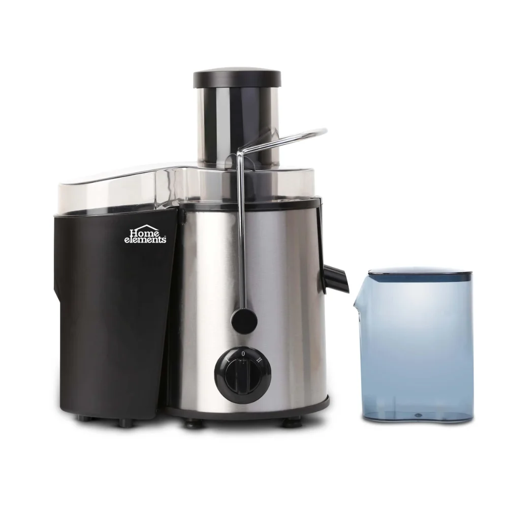 EXTRACTOR ELECTRICO DE JUGO 1.2 LISTROS MAS RECIPIENTE BEBIDA DE 500 ML HOME ELEMENTS