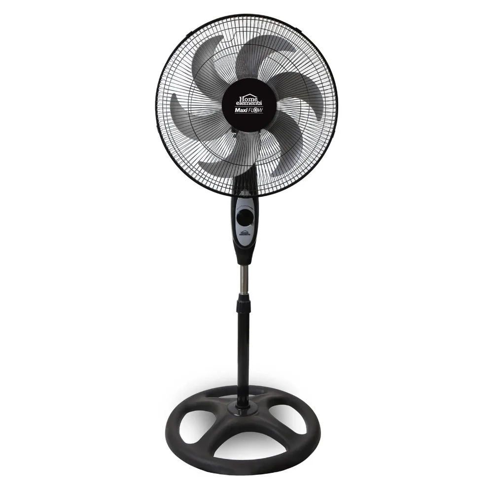 Abanico de Pedestal Plastico 18 6 aspas, Home Elements 3 velocidades