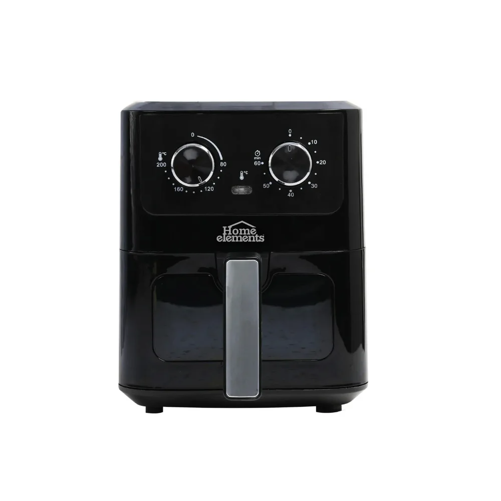 Freidora de Aire 4 Litros - Color Negro Home Elements