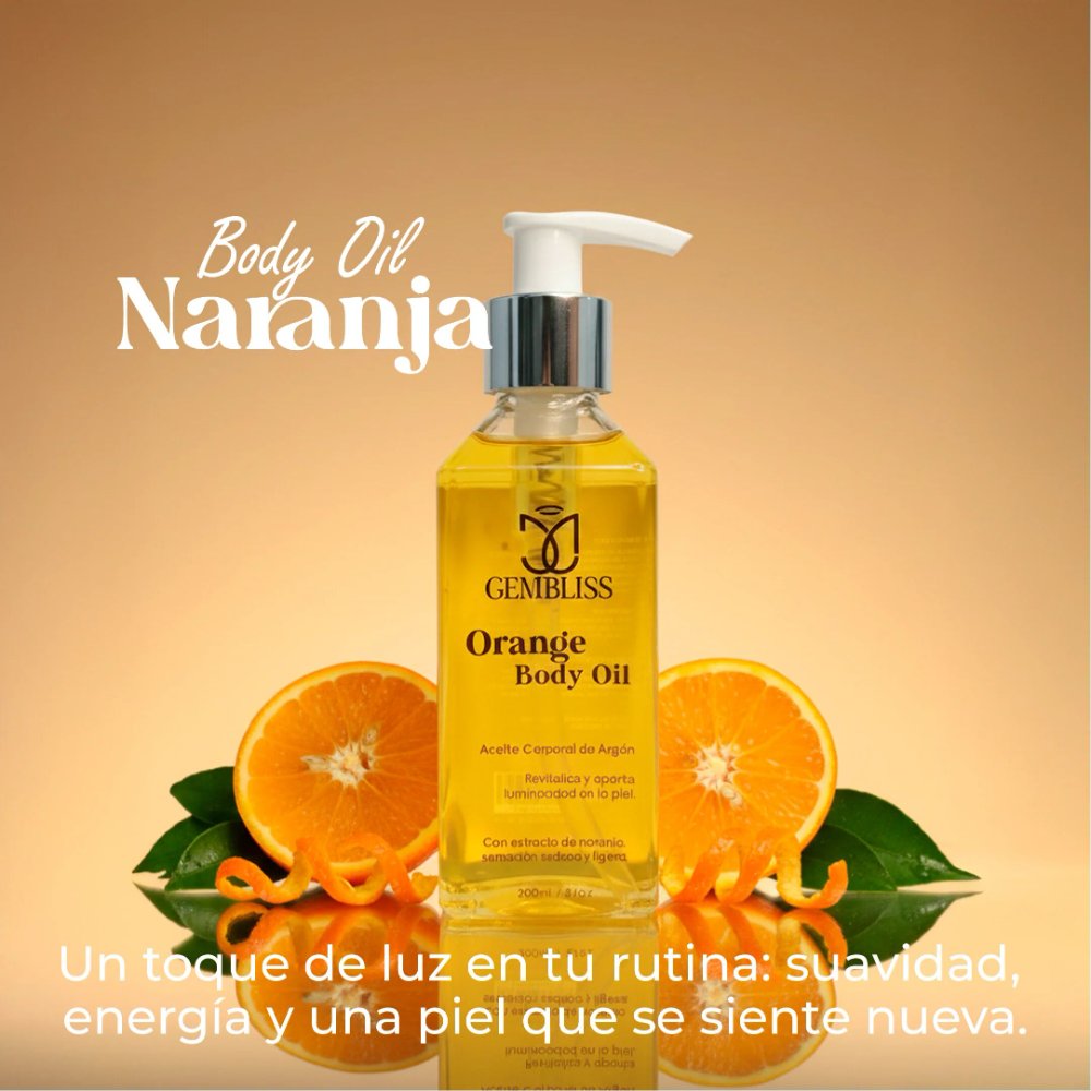 ACEITE CORPORAL GEMBLISS NARANJA 200 ML