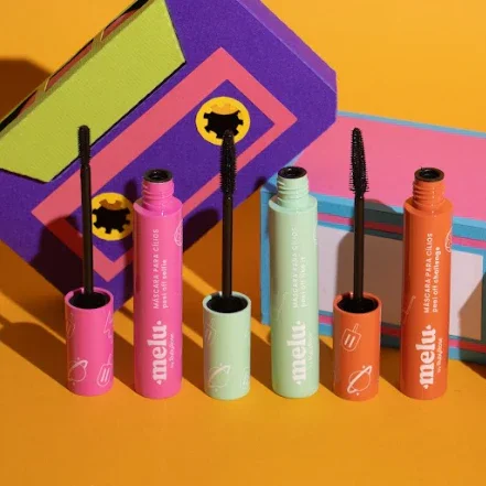 mascara para cilios melu rosa