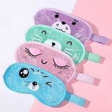 CUBRE OJOS CON GEL BOLITAS