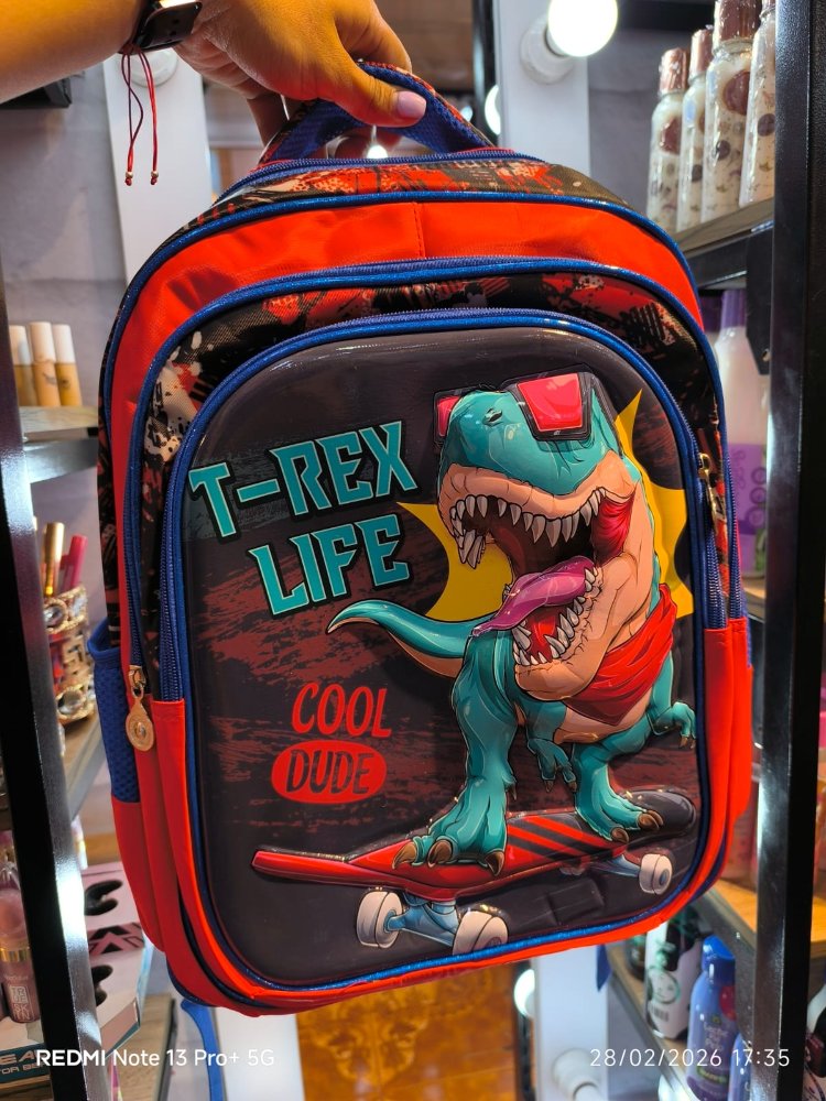 BOLSO ESCOLAR DINOSAURIO