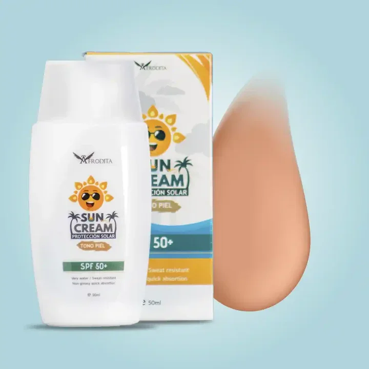 sun cream protector solar afrodita