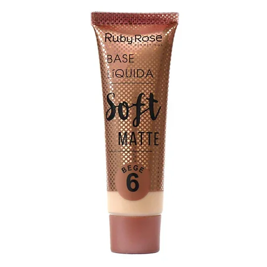 BASE LIQUIDA SOFT MATTE RUBY ROSE TONO 6