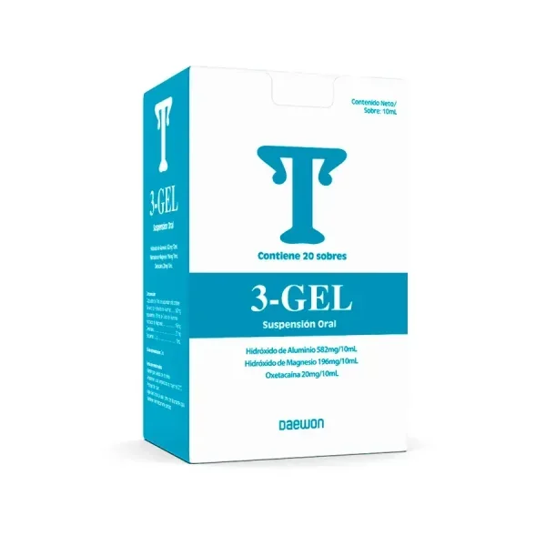 3 Gel sus.oral x 20Sob