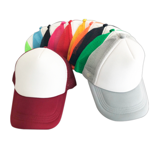 GORRA SUBLIMABLE TIPO CAMIONERO CON MALLA MARCA COLOR MAKE