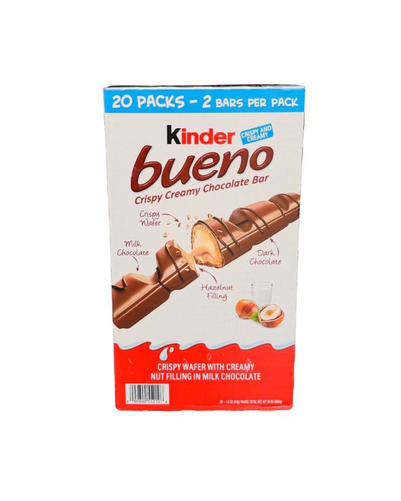 BARRAS DE CHOCOLATE - KINDER BUENO 20UND