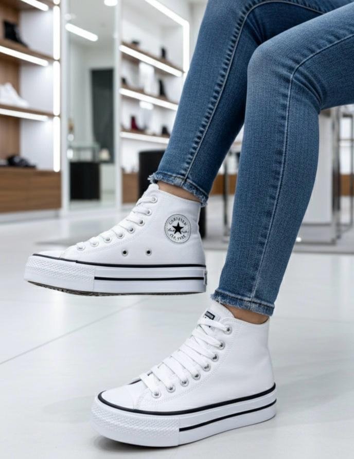TENI CONVERSE BLANCO
