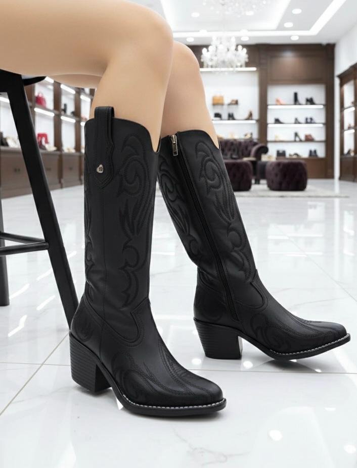 BOTA VAQUERA CUPID NEGRA
