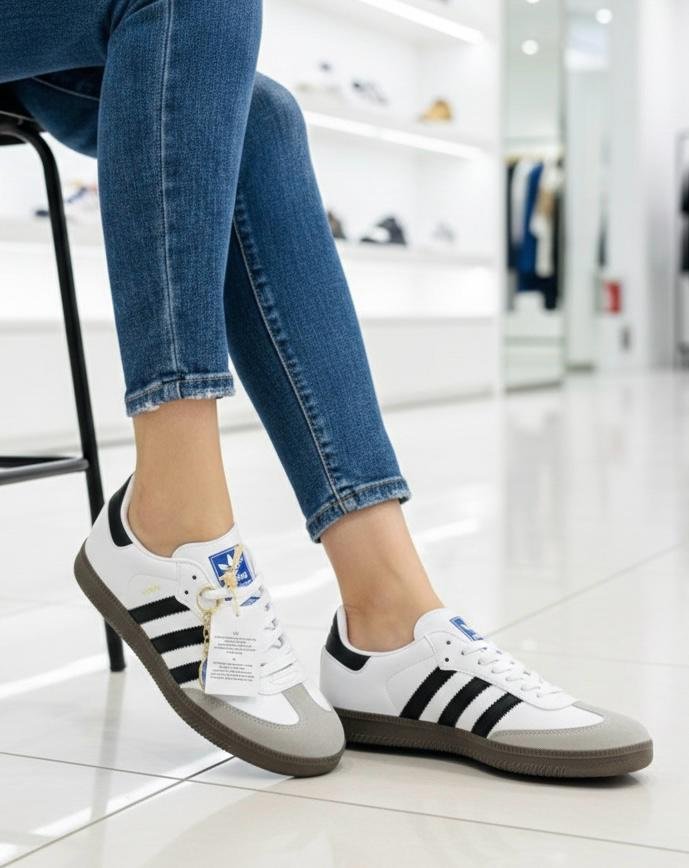 TENI ADIDAS SAMBA BLANCO PREMIUM