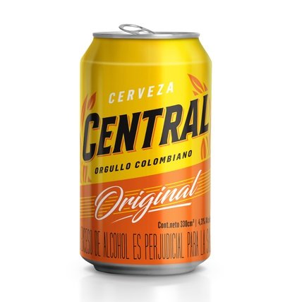 Cerveza central lata