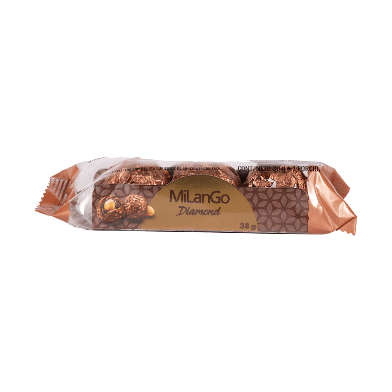 Bombon Avellana Milango 3 Und 38 G