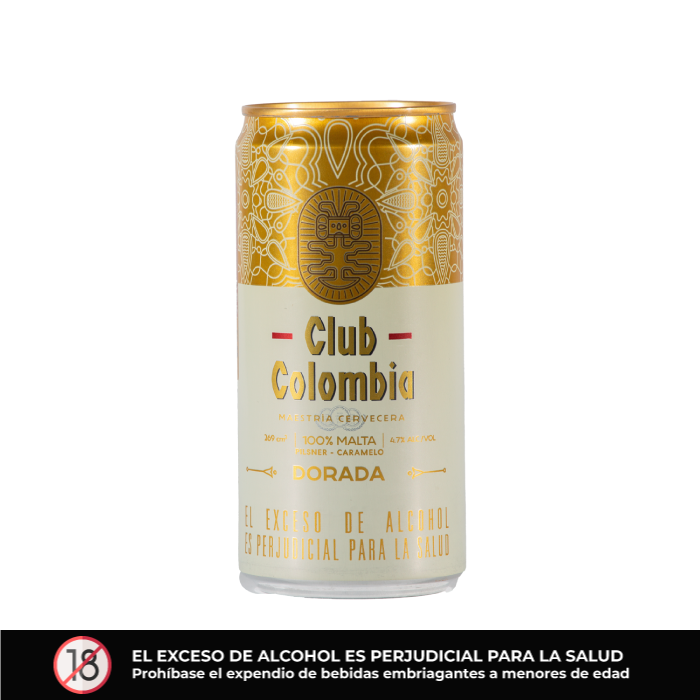 Cerveza Club Colombia Dorada Lata x 269