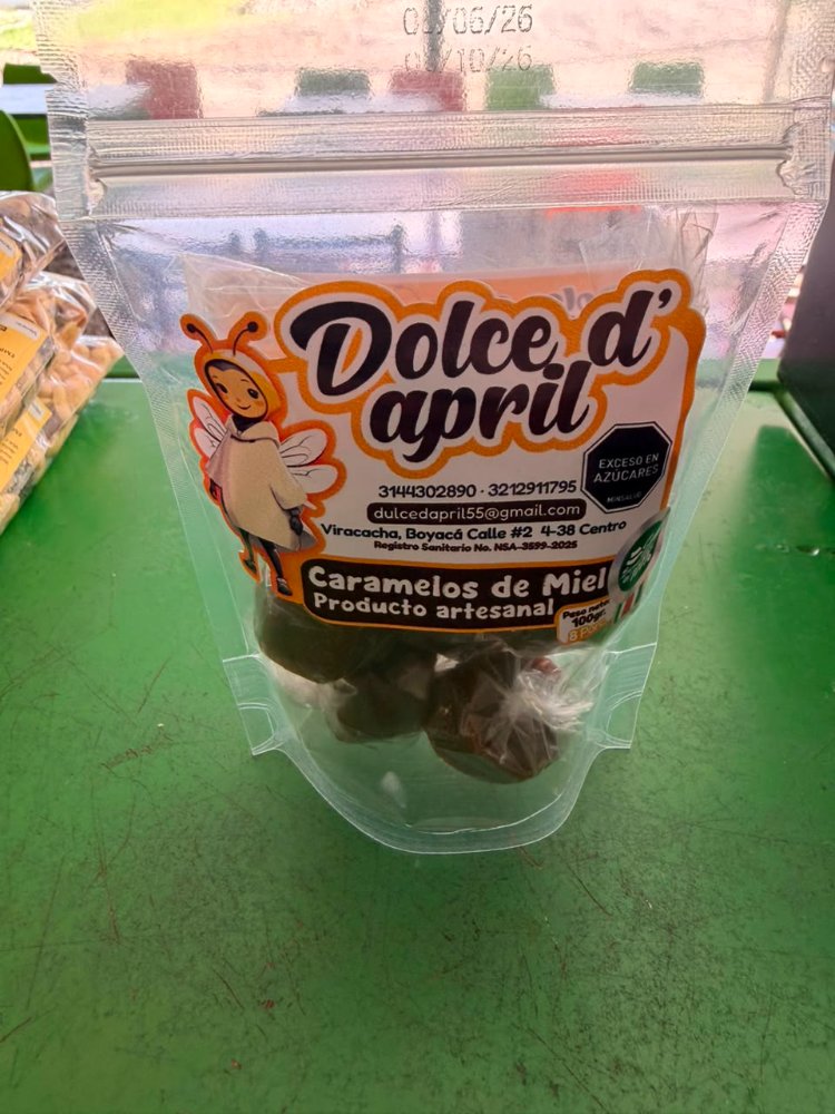 Dolce d'april paquete x8und  caramelo de miel