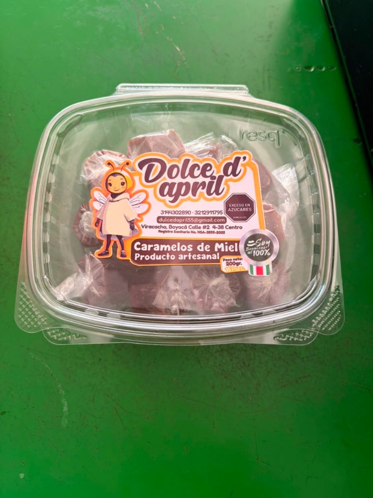 Caja x15und  de caramelos de miel