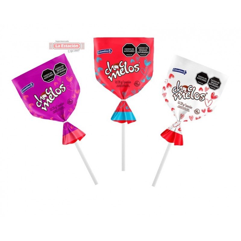 Chocmelo corazon paleta X1und