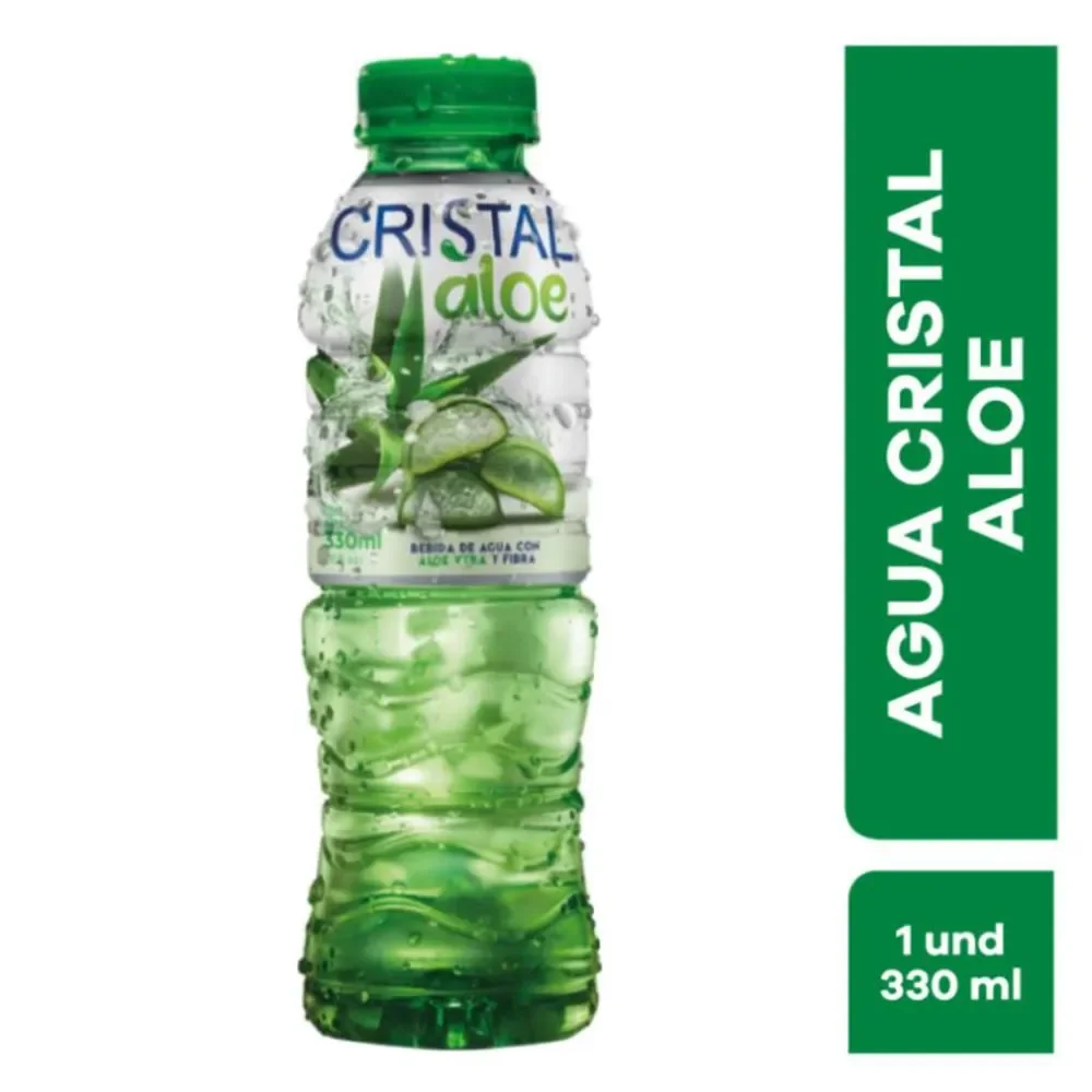 Agua aloe cristal x330ml