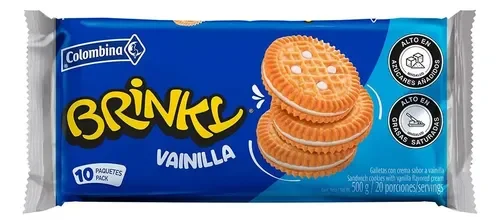 Galleta BRINKY  vainilla  X6und