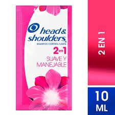 shampoo head shoulders rosado