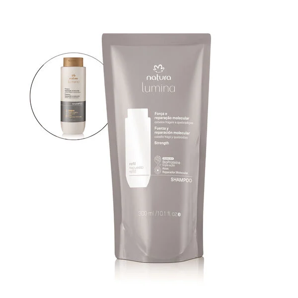 Refil Shampoo Força e Reparação Molecular Lumina