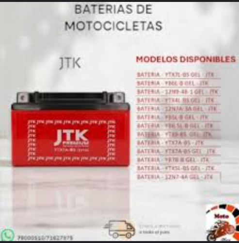 Bateria JTK 12n7-4a