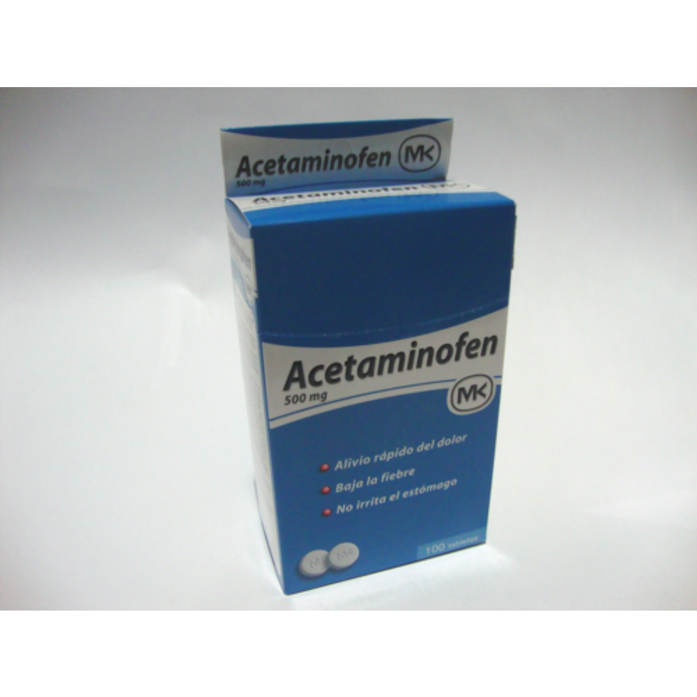 Acetaminofen 500mg  tableta, venta X Unidad