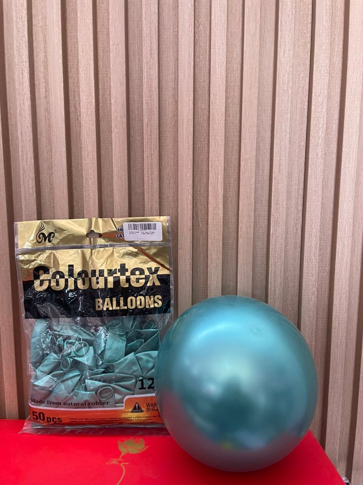 Paquete de globo #10 verde cromado, 50 PCS