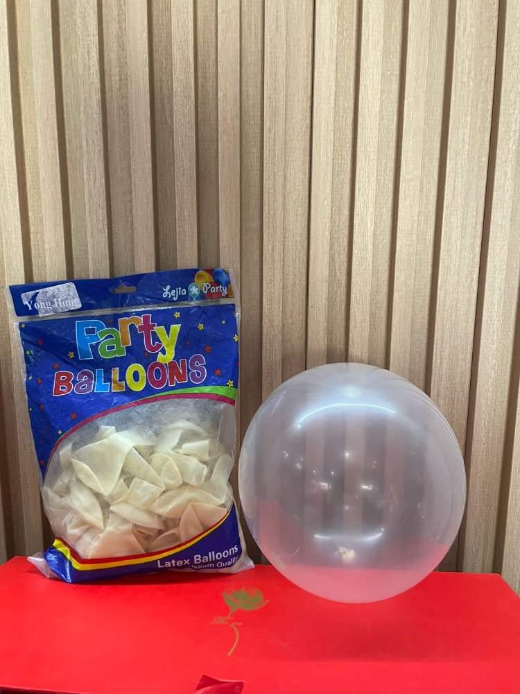 Paquete de globos #9 transparentes, 100 PCS