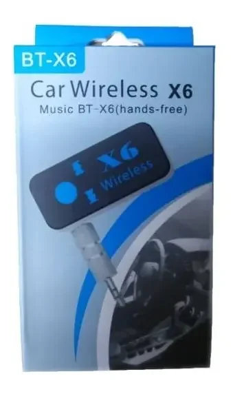 116 RECEPTOR DE BLUETOOTH X6 P/ CARRO