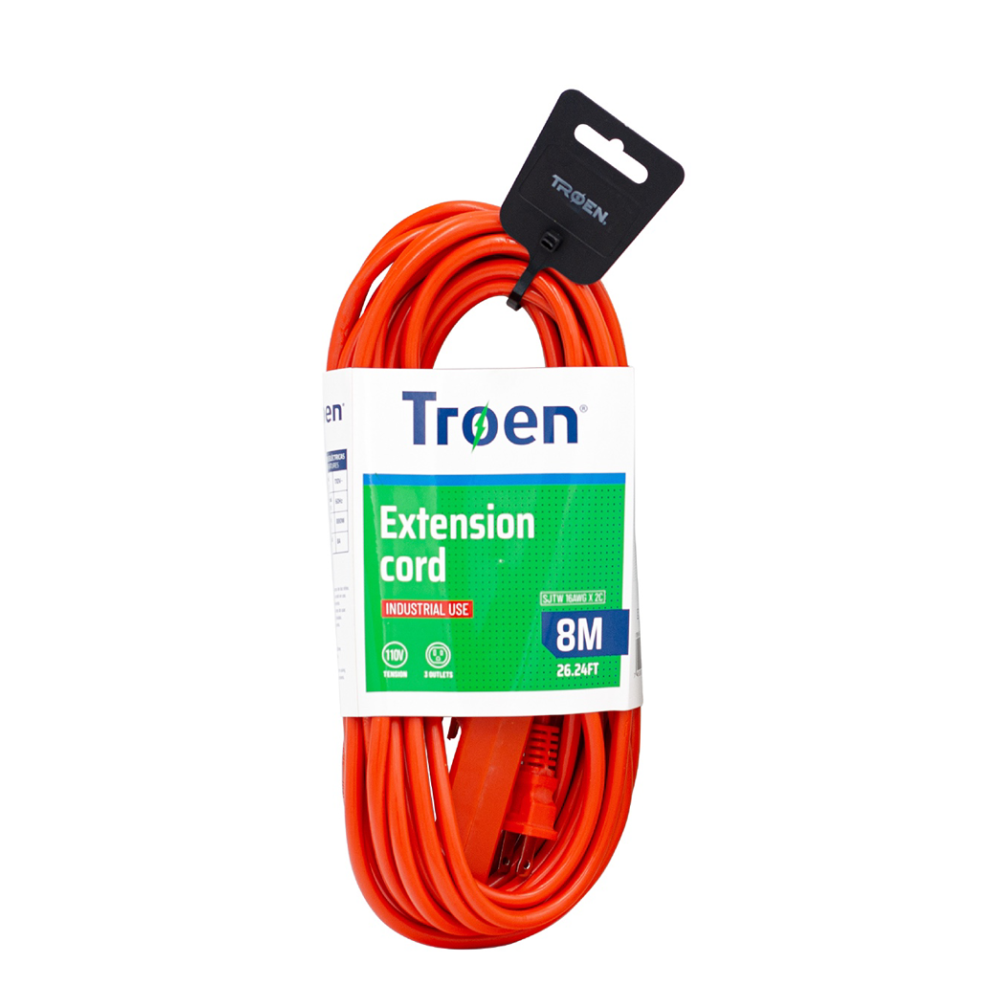 1212 EXTENSION ELECTRICA 8 METROS CALIBRE 16