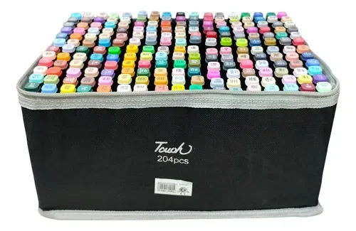 00072 MARCADORES ROTULADORES 204 PIEZAS