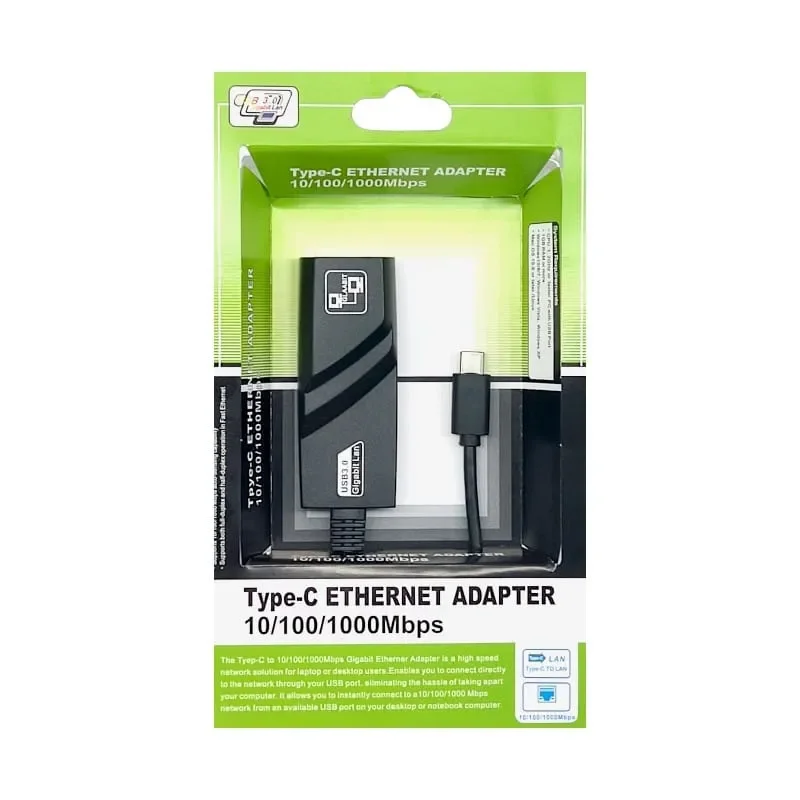 1421 TIPO C a RJ45 hembra 3.0 1000 mbps