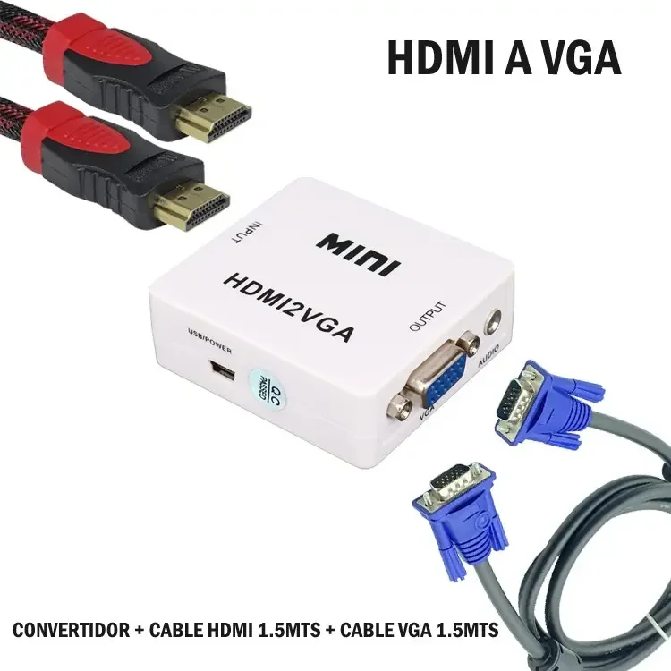 049 HDMI2VGA CONVERTIDOR HDMI PARA VGA